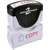 Cosco Shutter Stamp, Antimicrobial, "Copy", Red/Blue COS035532